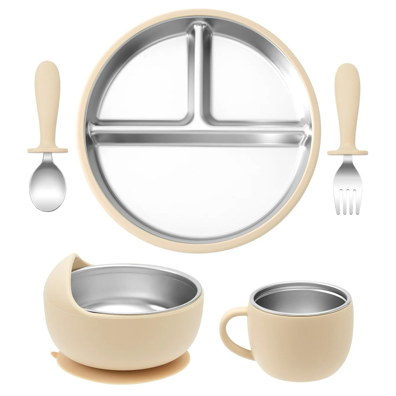 Coffret repas beige