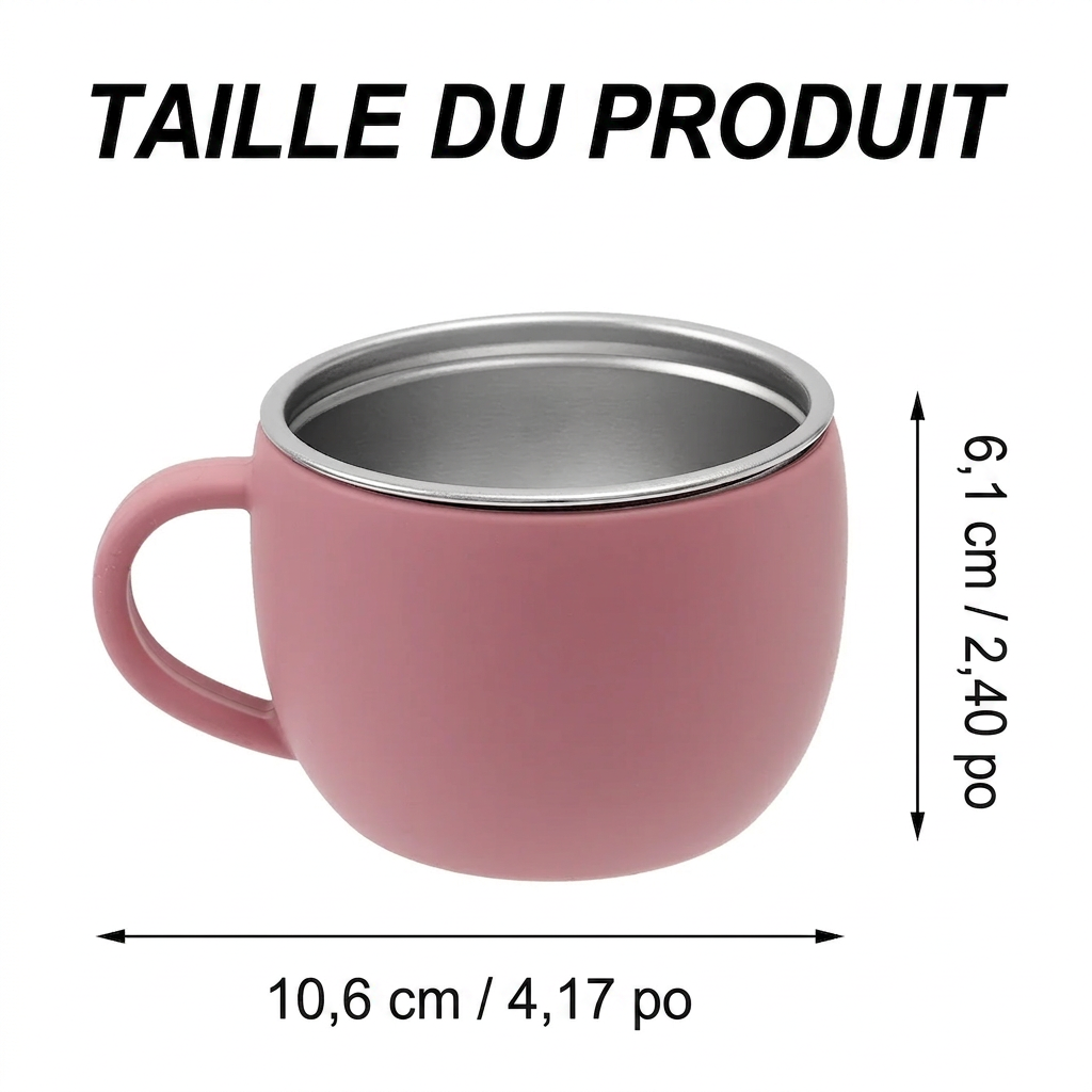 Tasse d'eau en acier inoxydable