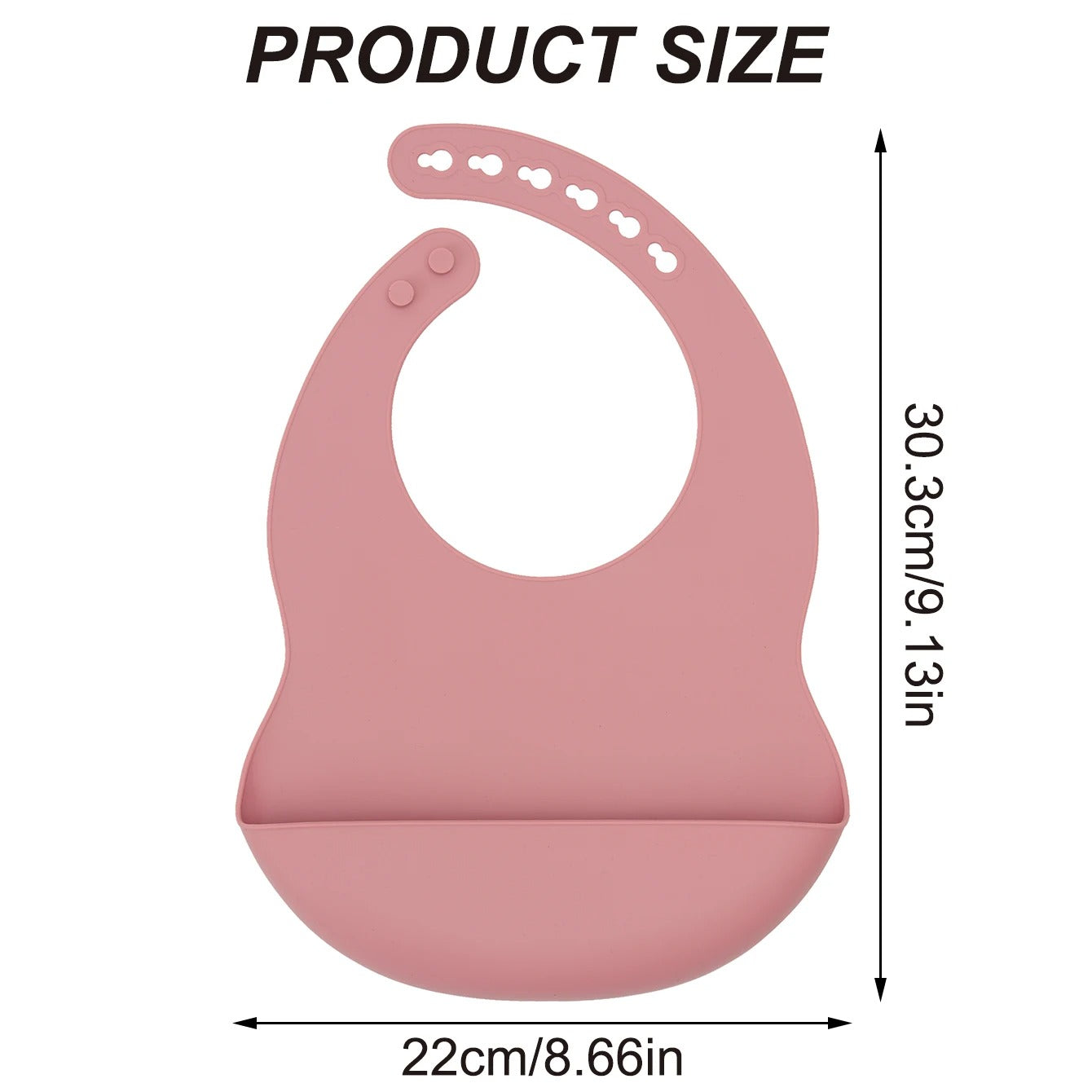 Bavoir en silicone pour bébé