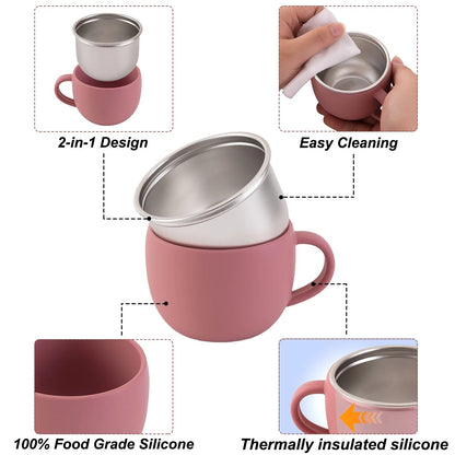 Tasse d'eau en acier inoxydable
