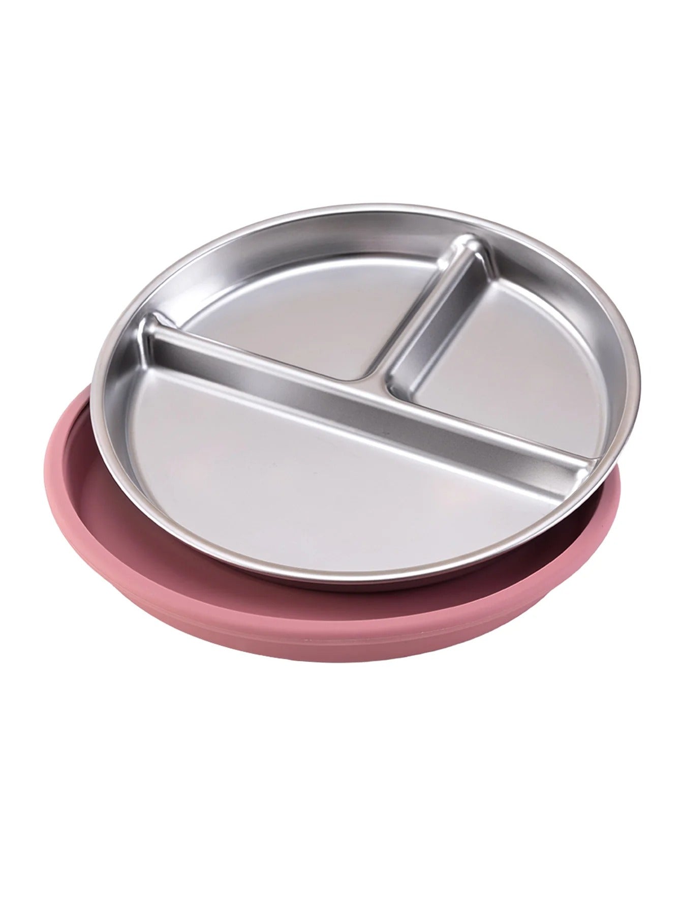 Assiette bébé INOX anti-renversement